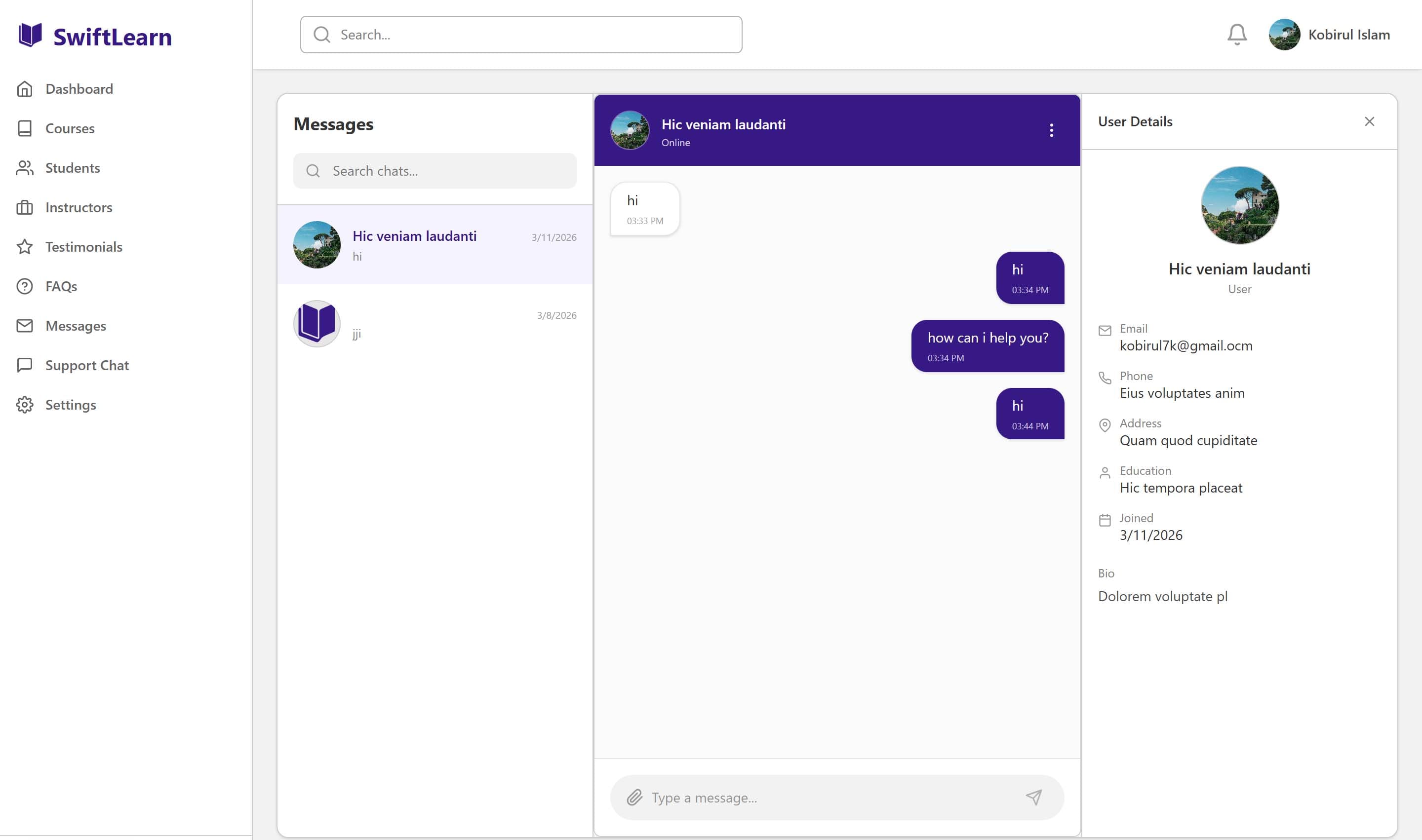 SwiftLearn - Minimal LMS System screenshot 4