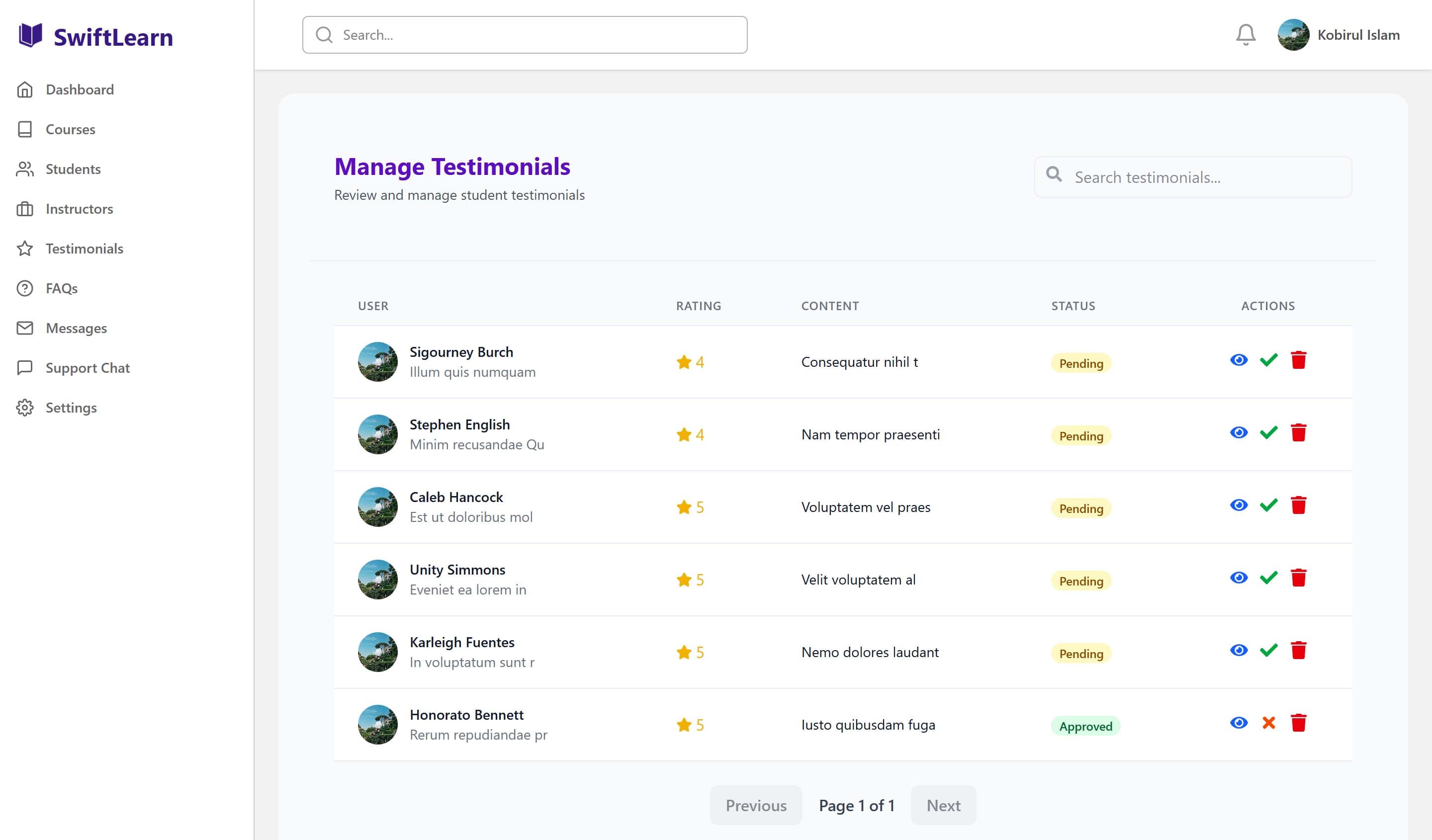 SwiftLearn - Minimal LMS System screenshot 5