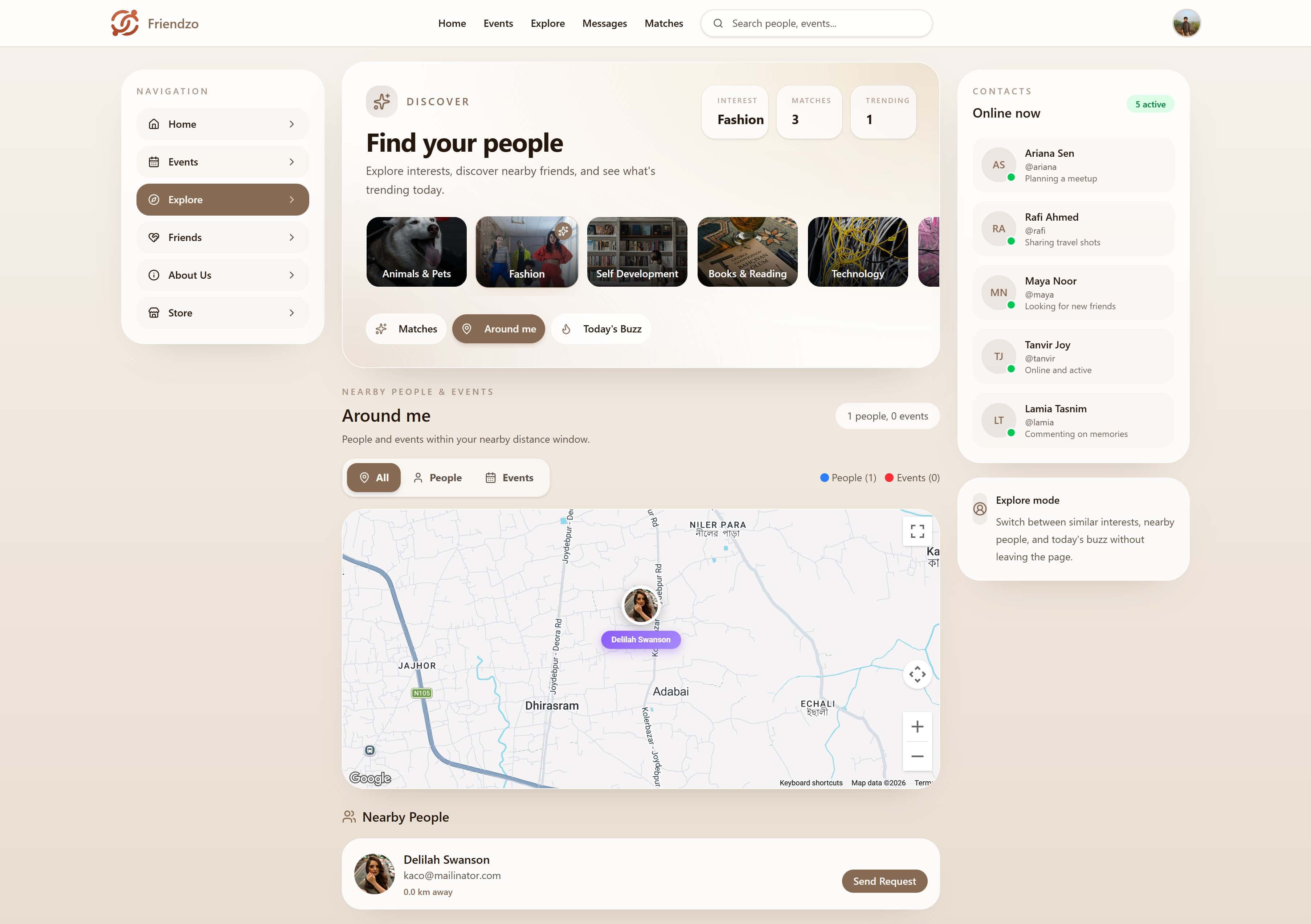 Friendzo - Social Platform screenshot 4