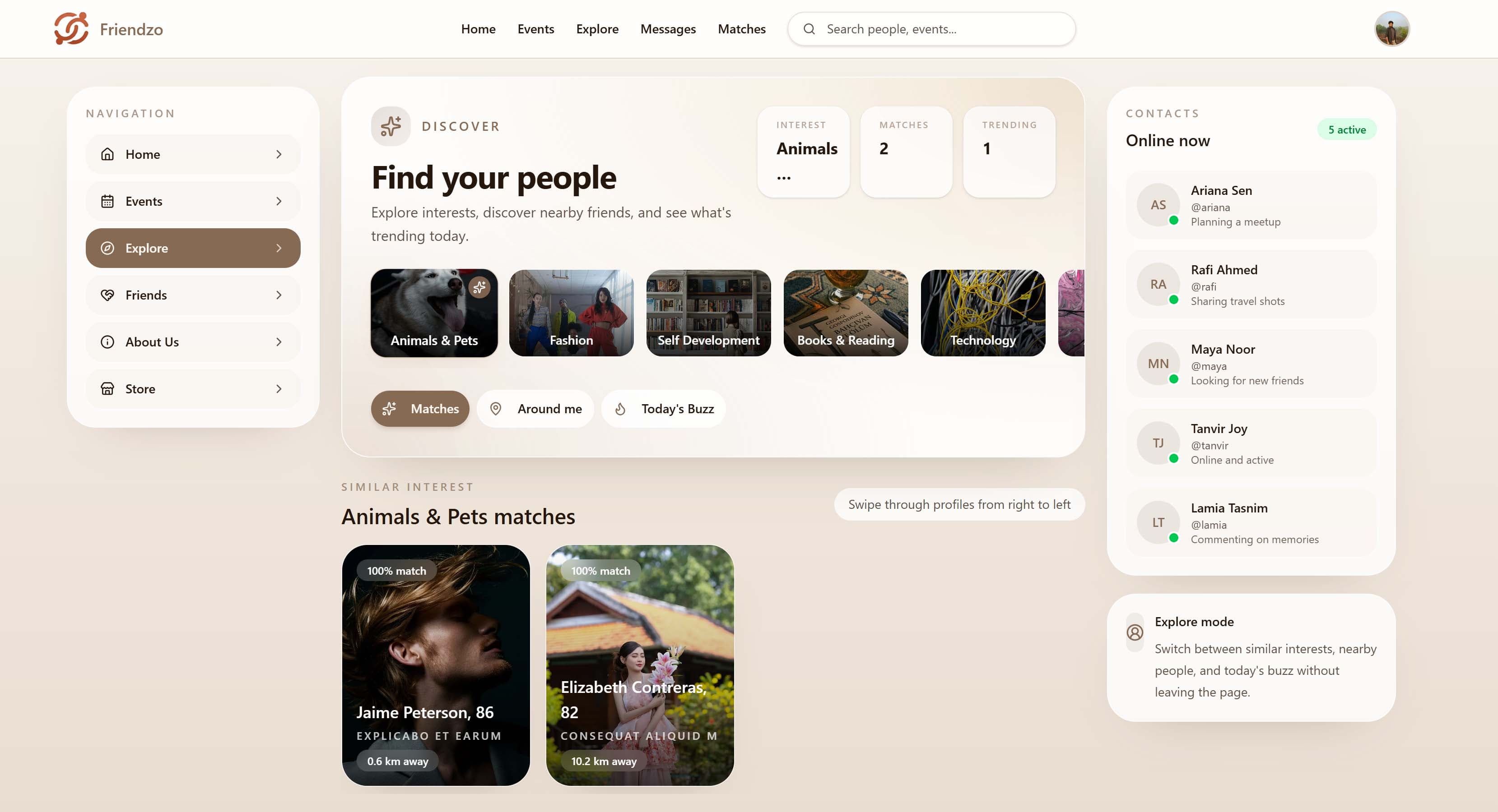 Friendzo - Social Platform screenshot 5