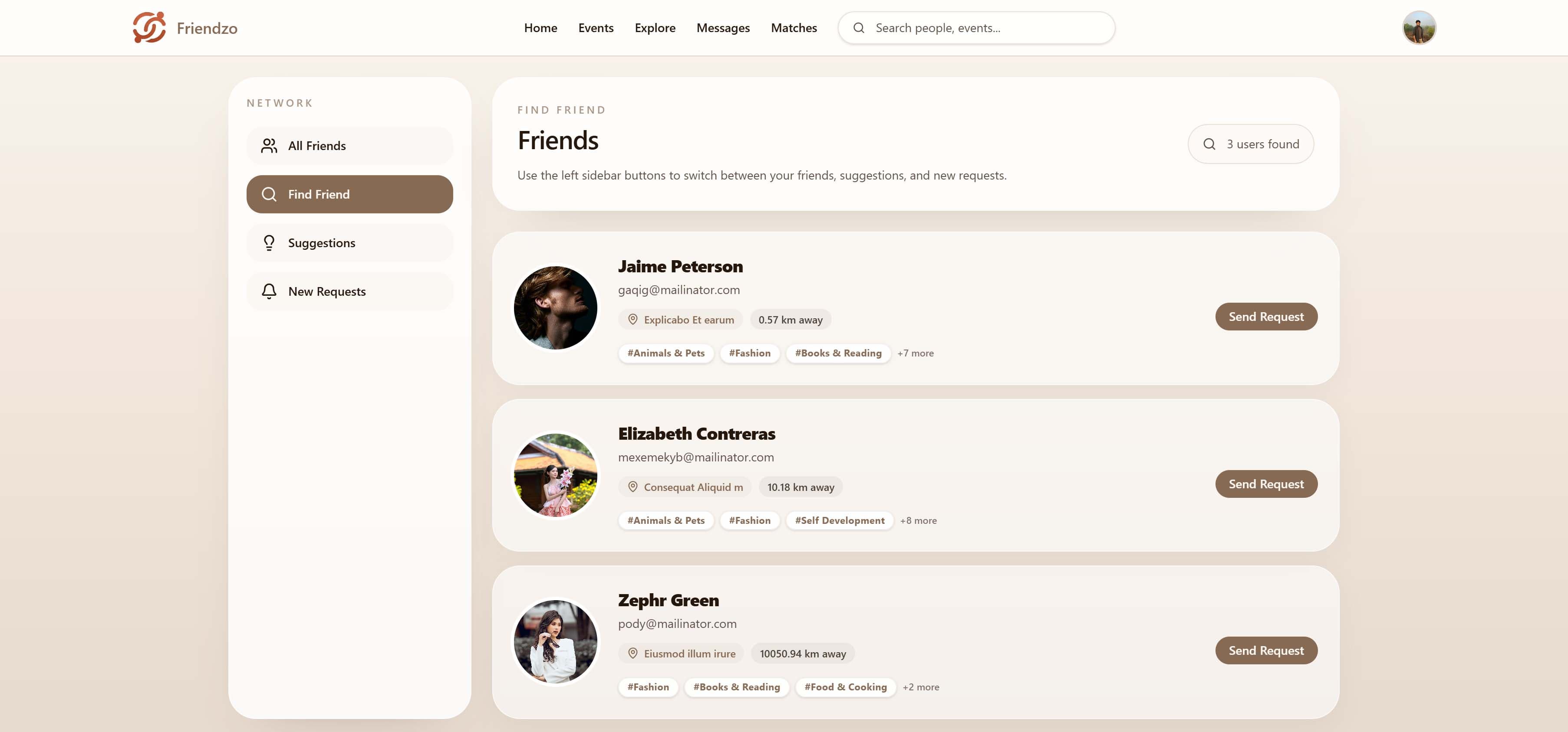 Friendzo - Social Platform screenshot 7